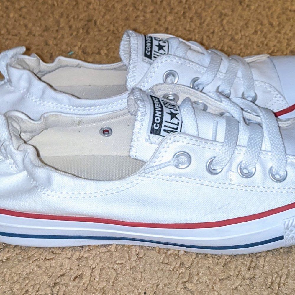 White Slip-On Converse